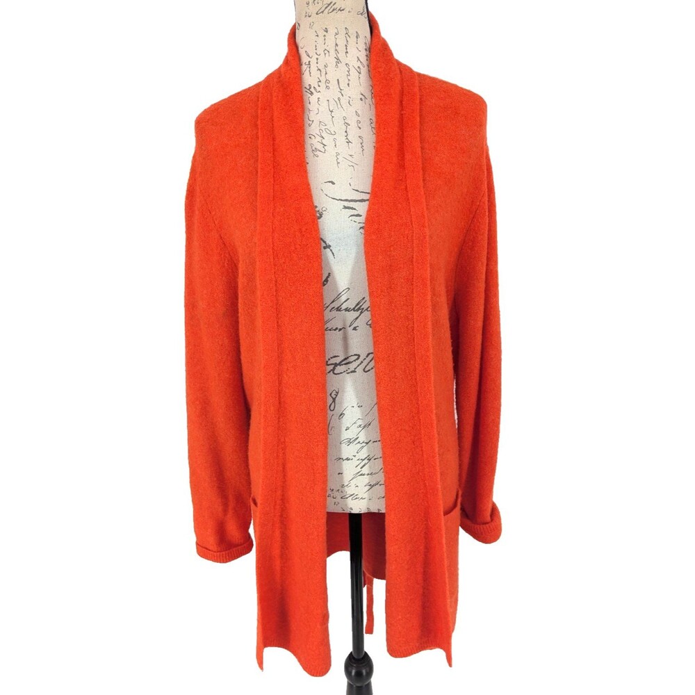 Banana Republic Open Front Sweater Size XL Orange